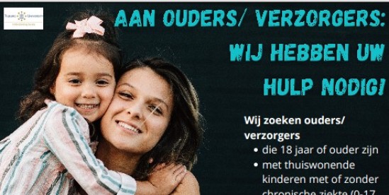 OuCh onderzoekt hoe ouders omgaan met de klachten van hun kinderen. Wil jij ook meedoen? Vul dan de vragenlijst in!